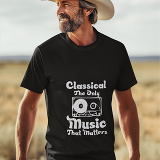 T-Shirt Prime Classical Music Black And White