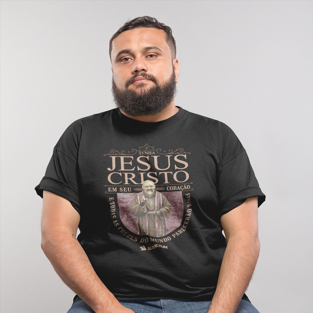 Nome do produto: Padre Pio (Plus Size)