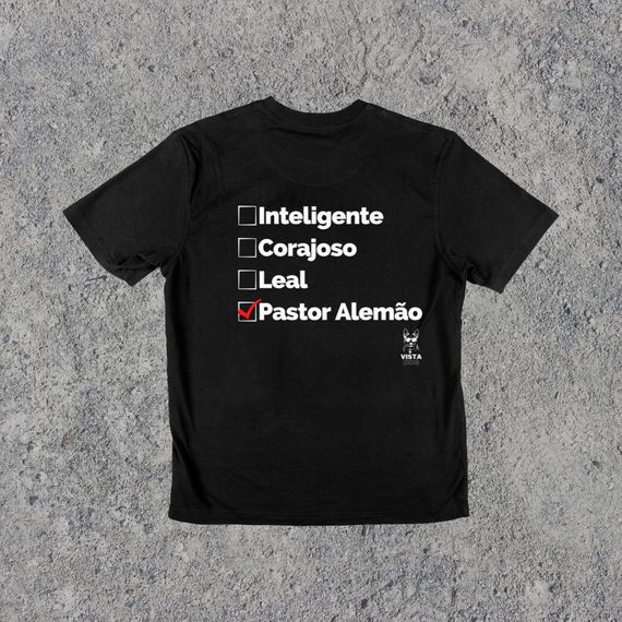 Pastor Alemão plus size preto/marinho