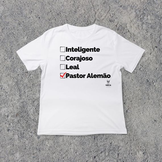 Pastor Alemão plus size branco/cinza