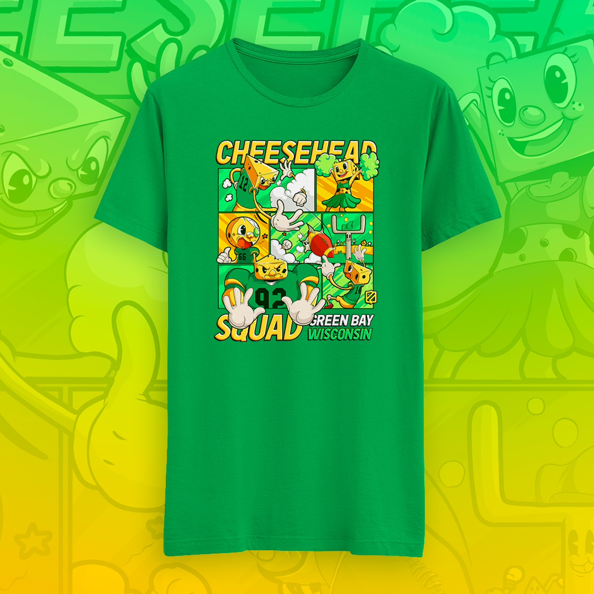 Nome do produto: Green Bay - Cheese Squad