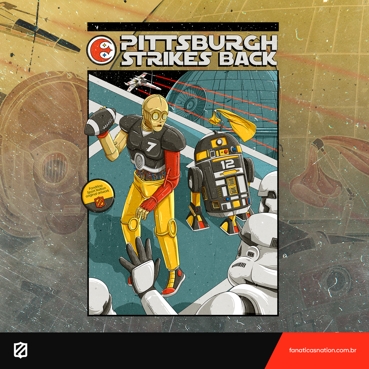 Nome do produto: Pittsburgh - Strikes Back (poster)