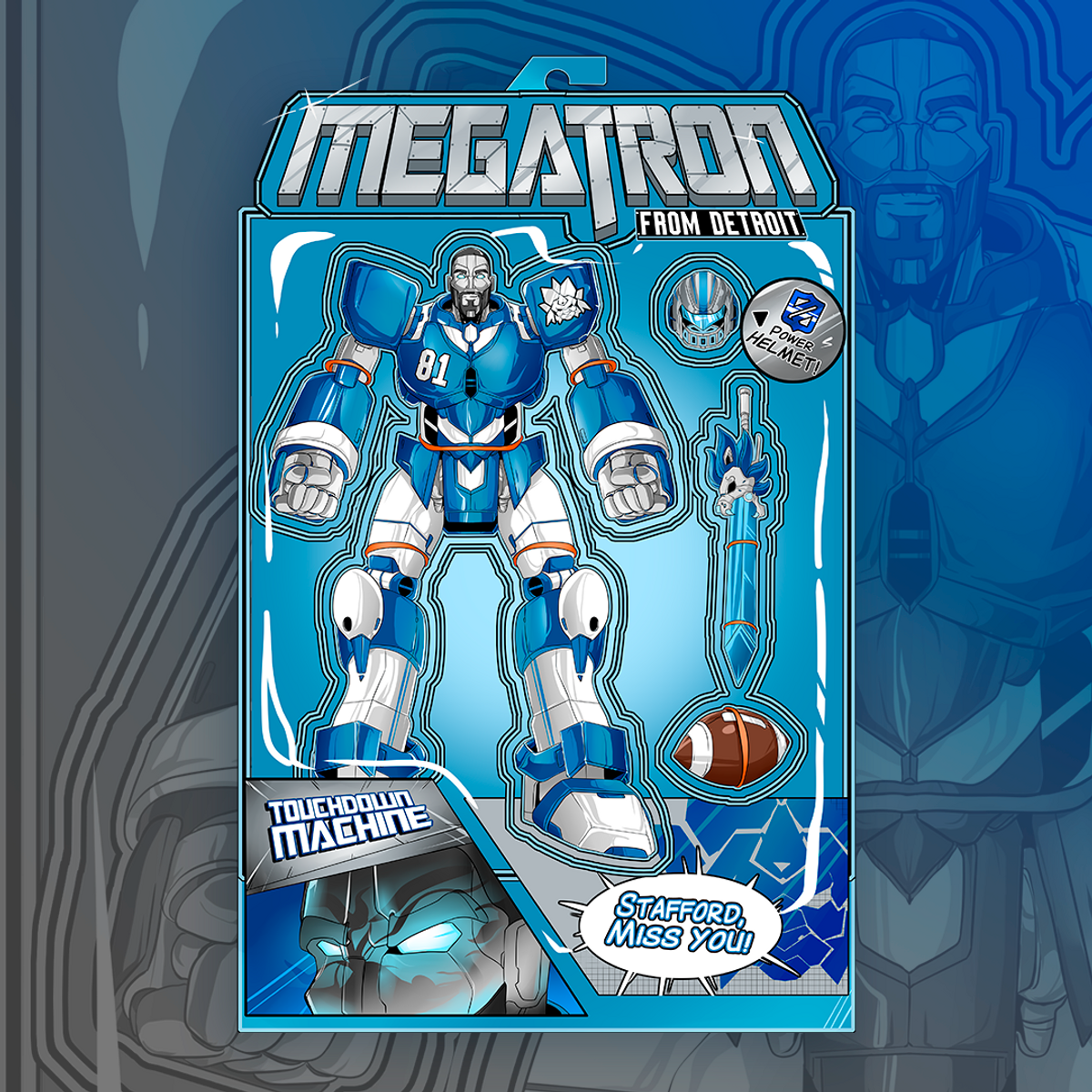 Nome do produto: Detroit - Megatron (poster)