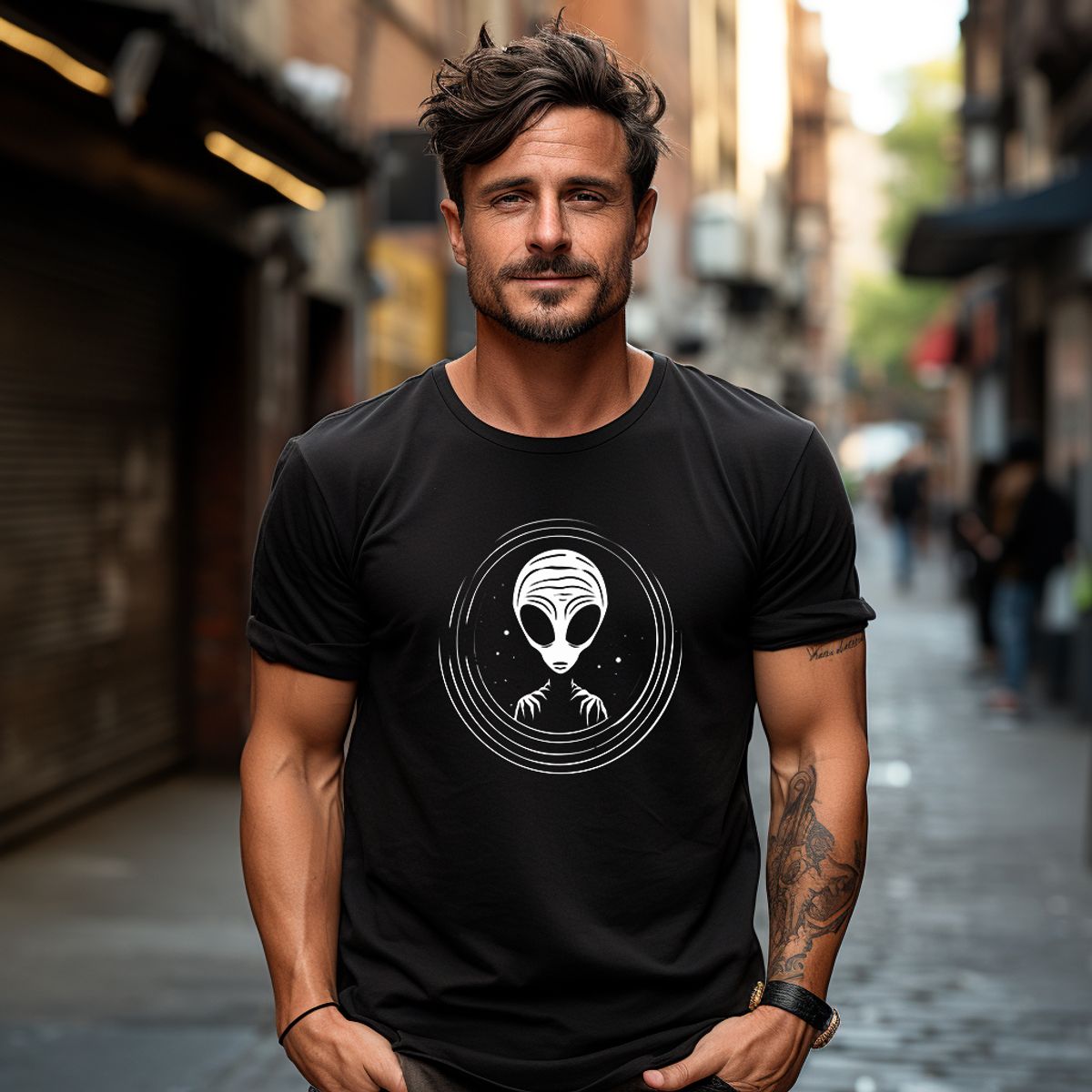 Nome do produto: T-Shirt Camiseta Masculina Alien Quality - alien emissário