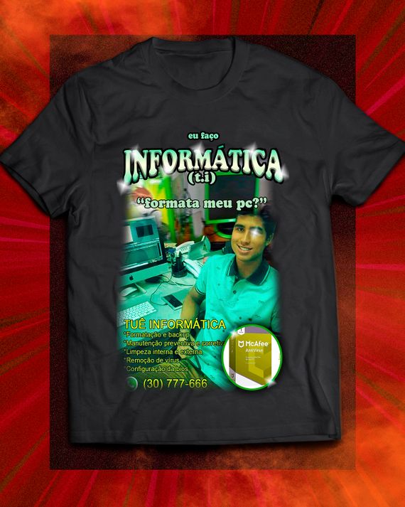 Camiseta - Curso Informática/T.I