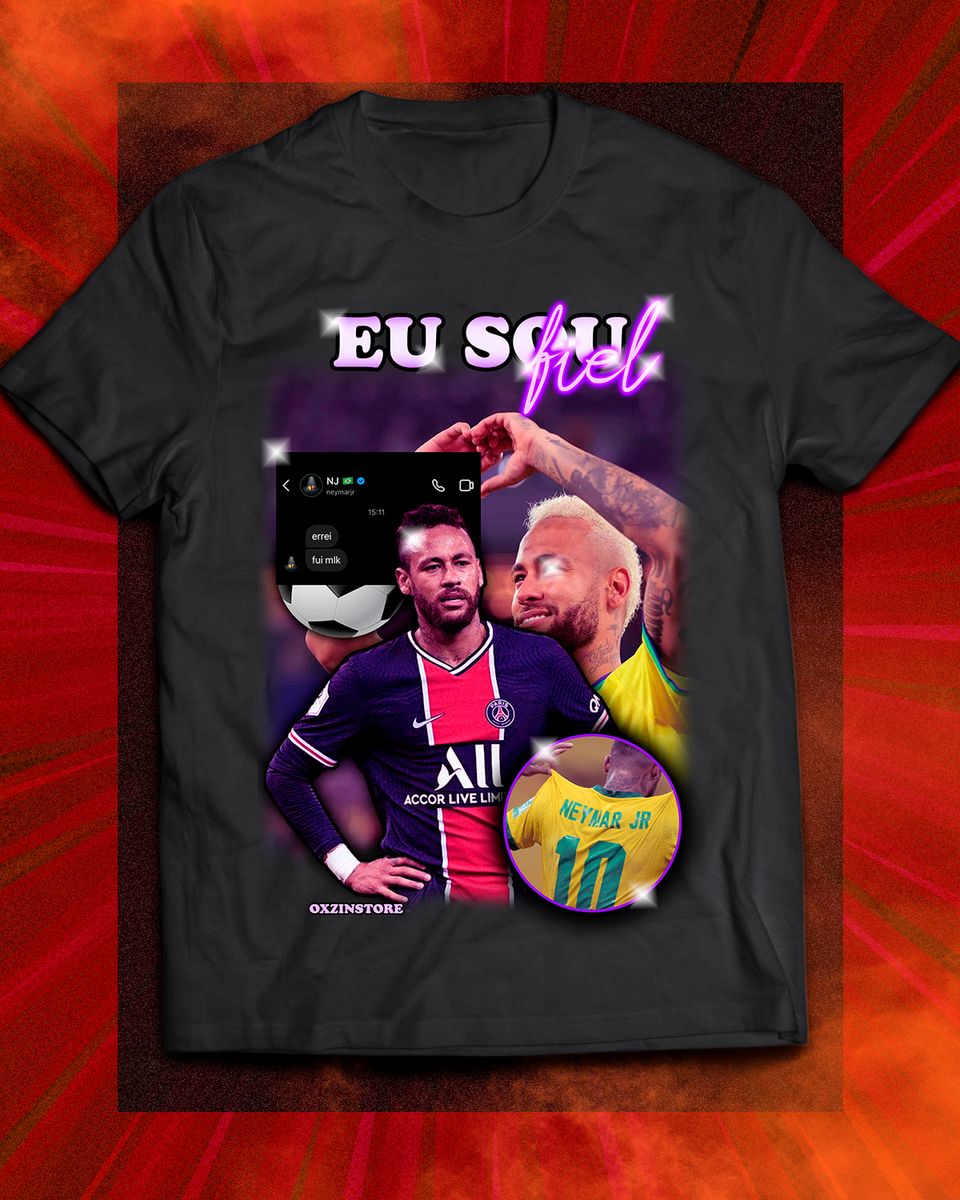 Nome do produto: Camiseta - Eu sou fiel