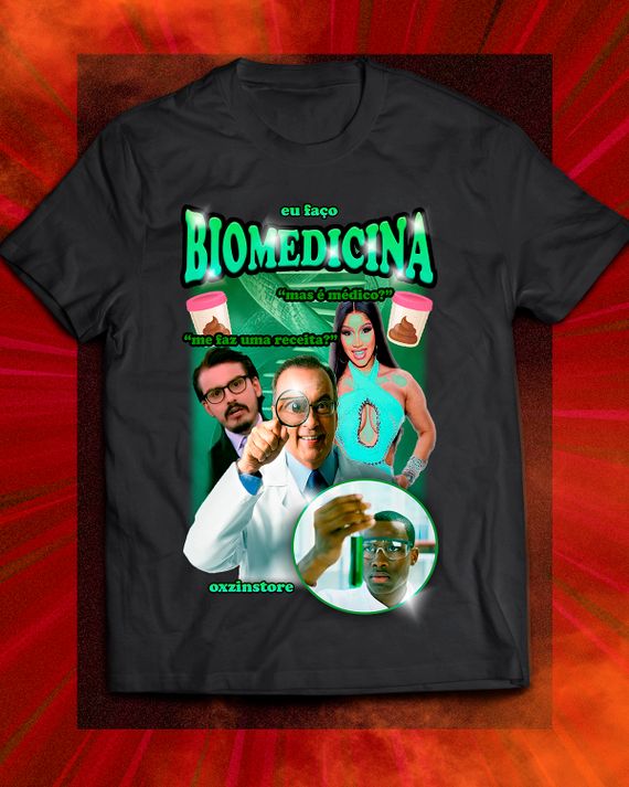 Camiseta - Curso Biomedicina