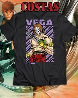 Camiseta - Vega Street Fighter (costas)