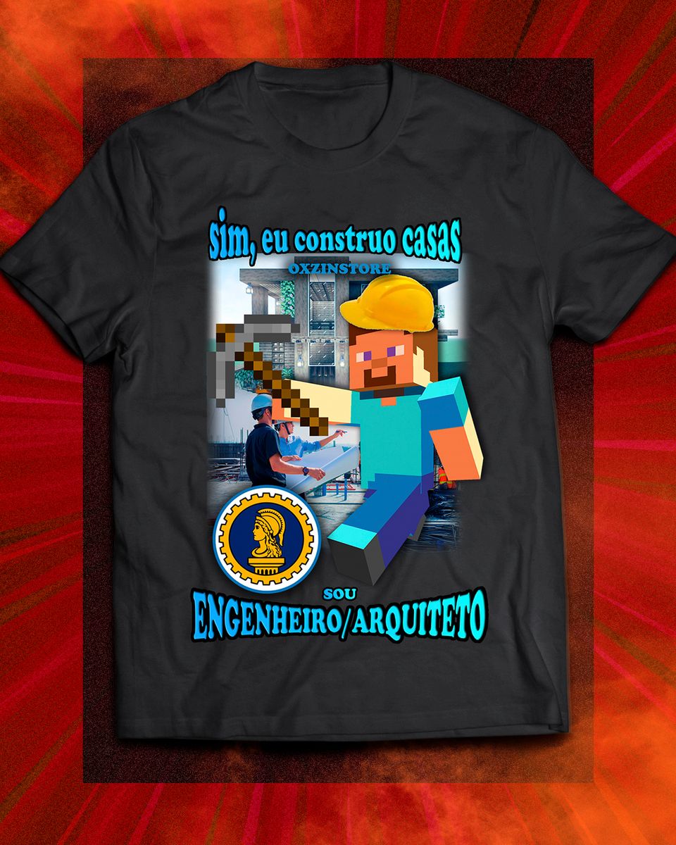 Nome do produto: Camiseta - Curso Engenheiro/Arquiteto