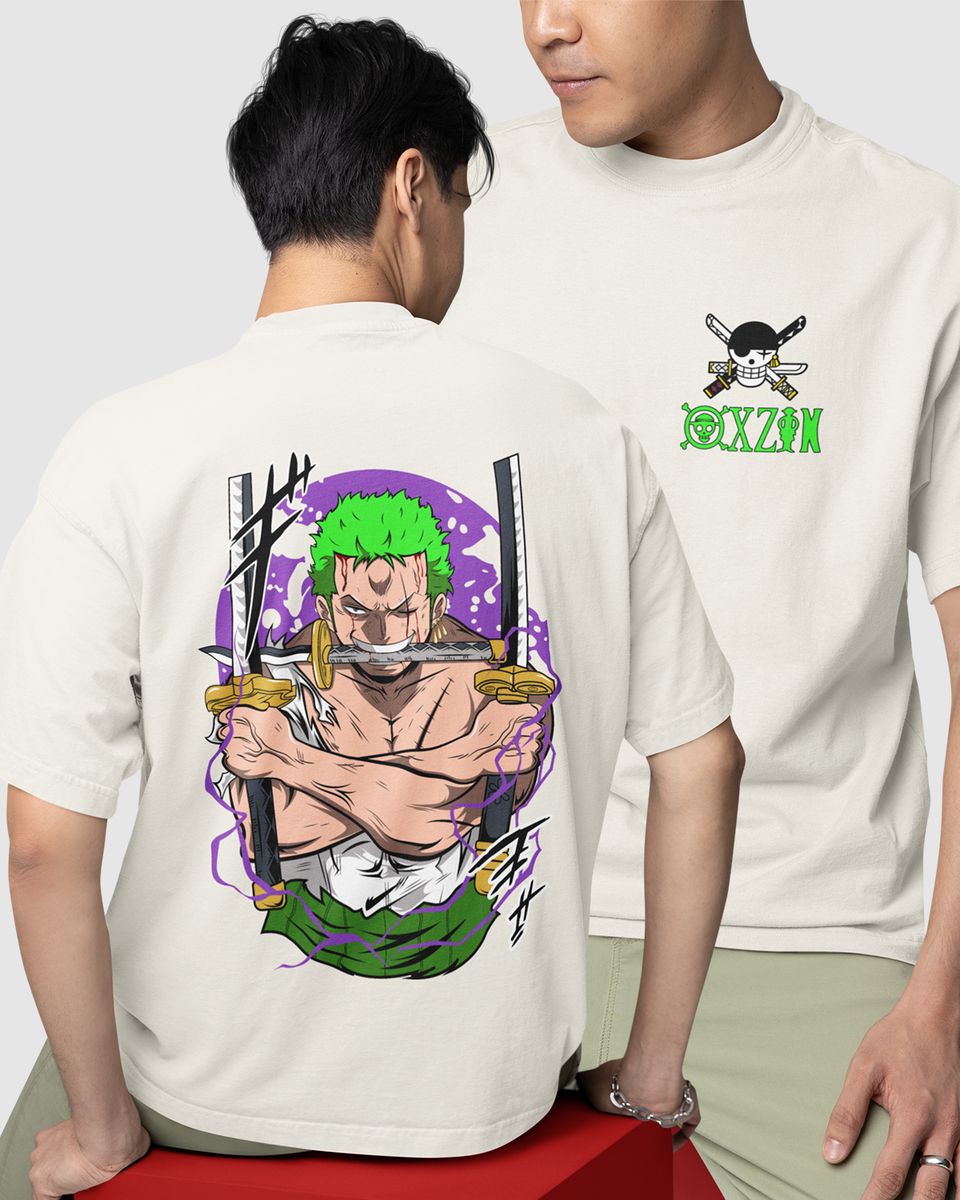 Nome do produto: Oversized Unissex - Roronoa Zoro