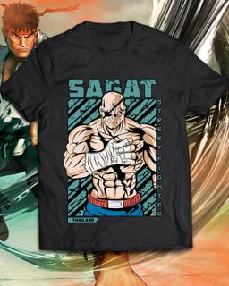 Camiseta - Sagat Street Fighter