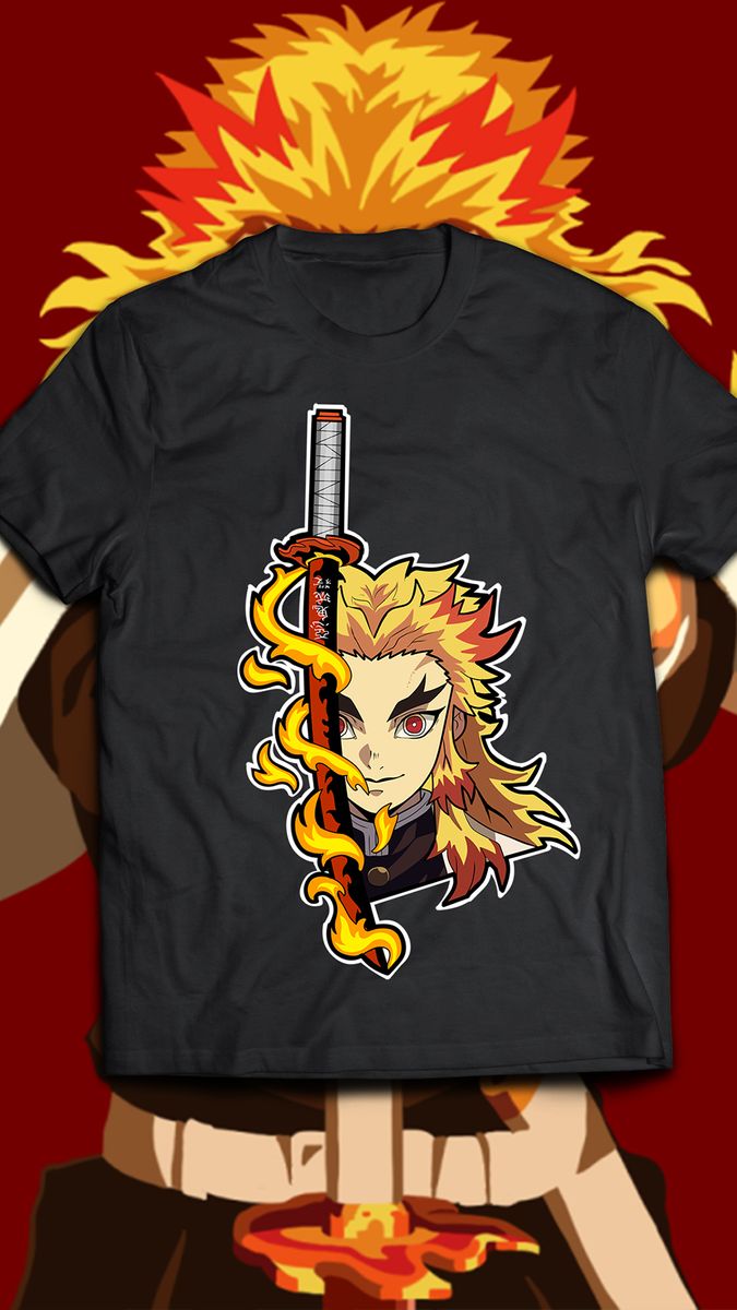 Nome do produto: Camiseta - Hashira\'s Rengoku