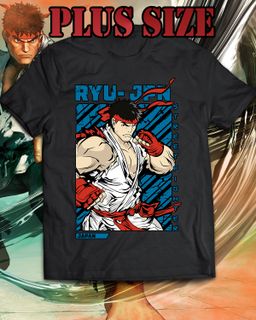 Nome do produtoCamiseta Plus Size - Ryu Street Fighter