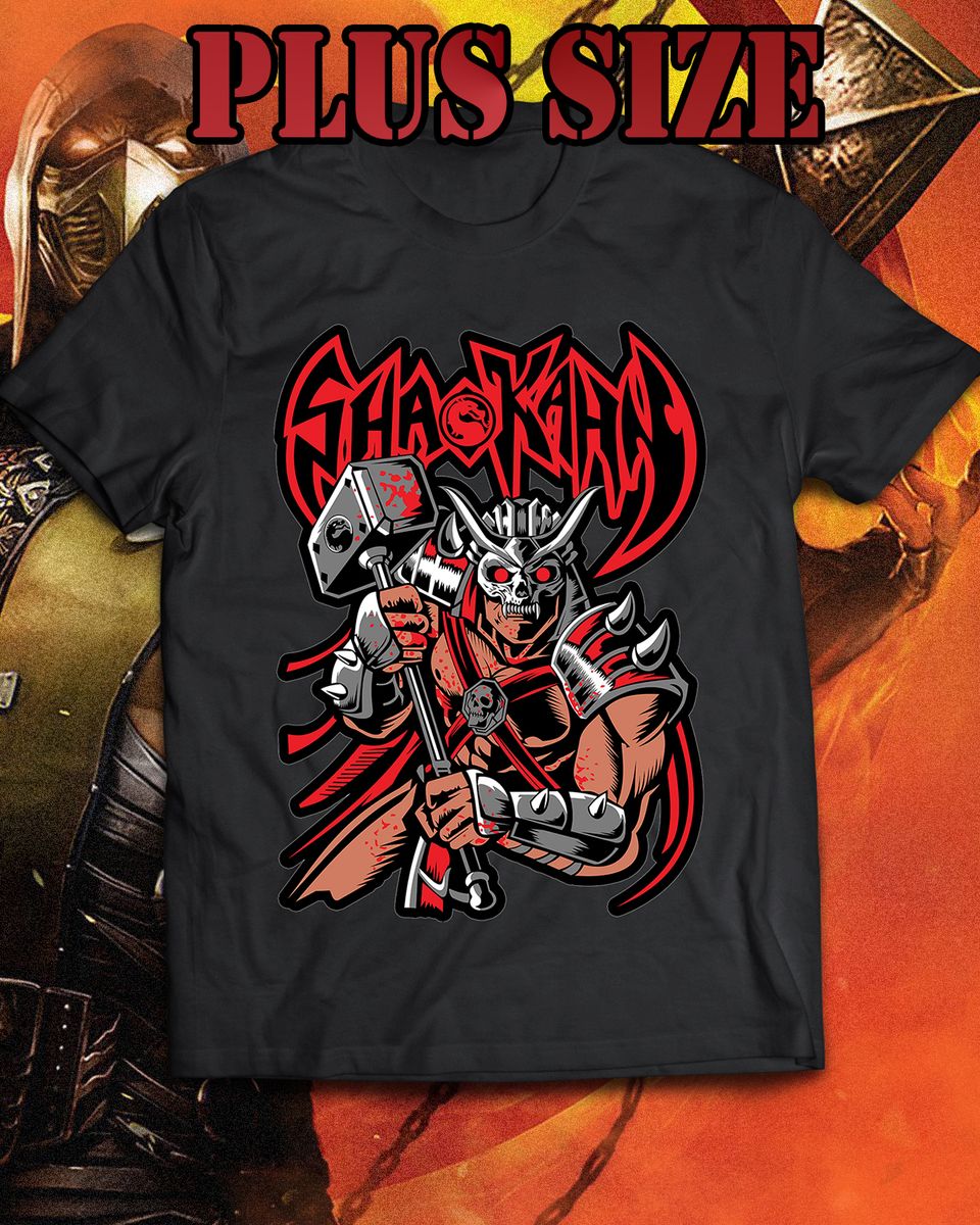 Nome do produto: Camiseta Plus Size - ShaoKahn