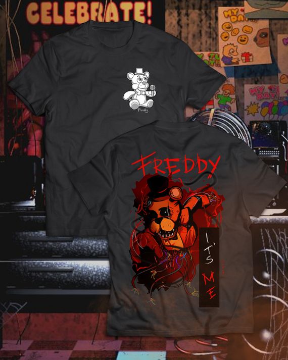 Camiseta FNAF - Freddy