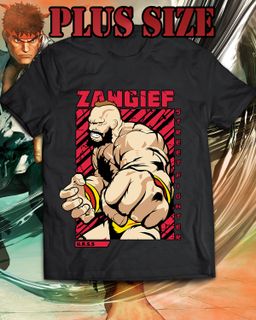 Camiseta Plus Size - Zangief Street Fighter