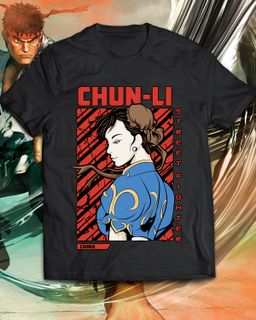 Camiseta - Chun-li Street Fighter