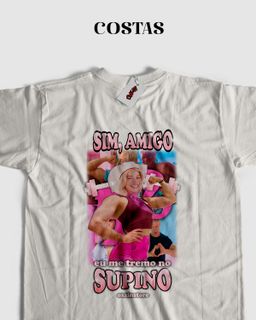 Nome do produtoCamiseta Unissex - Eu me Tremo no Supino