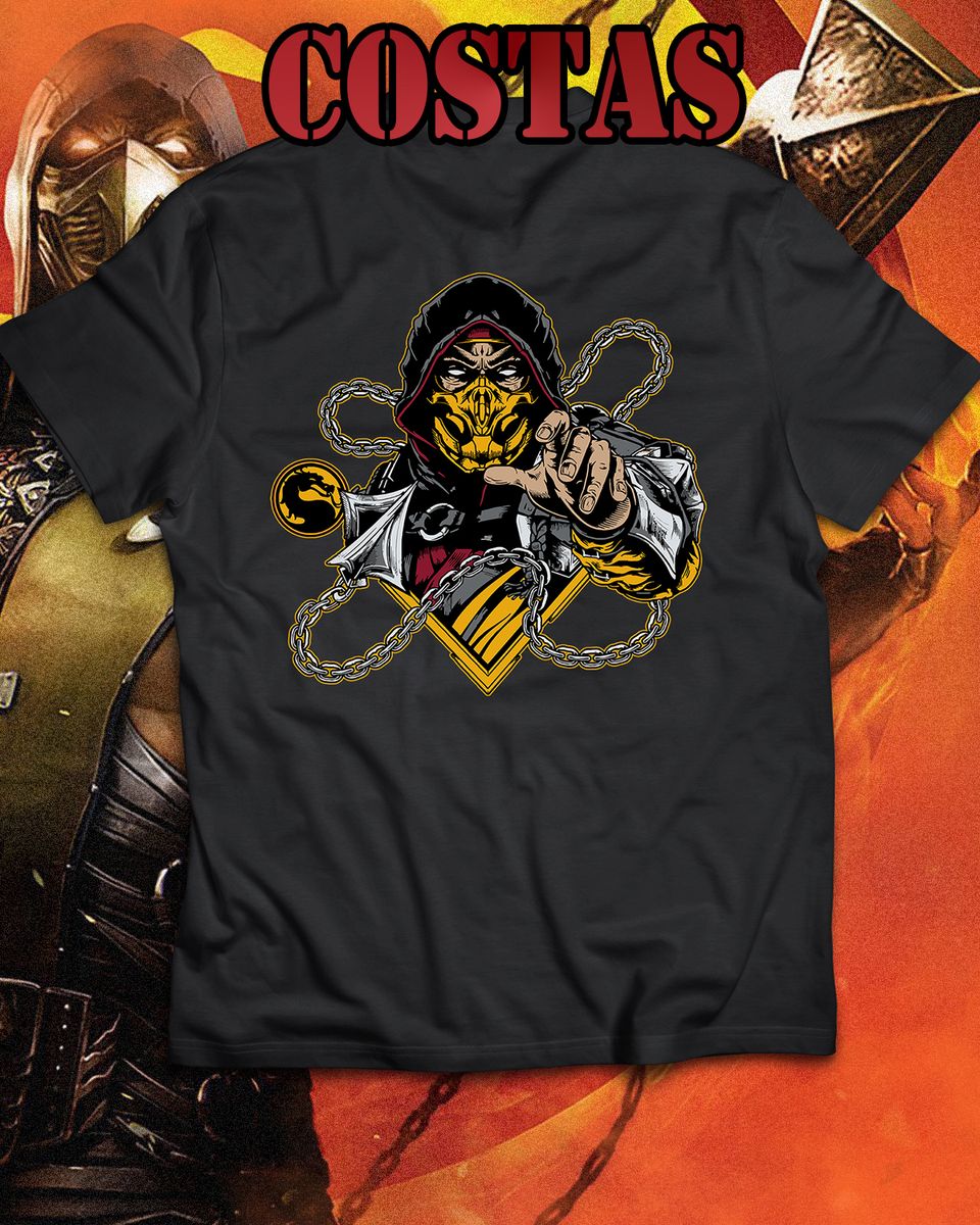 Nome do produto: Camiseta - Scorpion (costas)