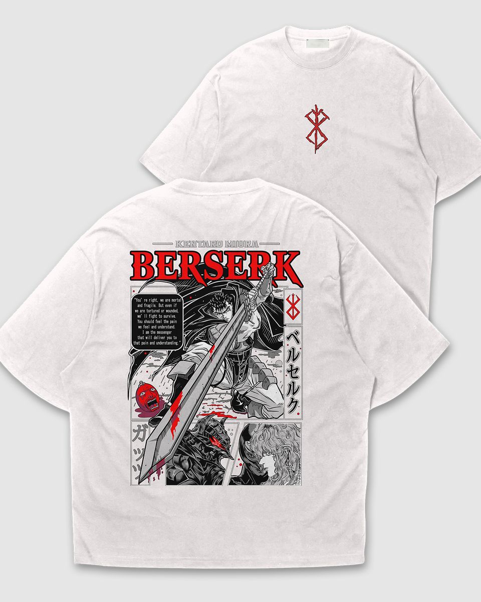 Nome do produto: Camiseta Plus Size - Berserk