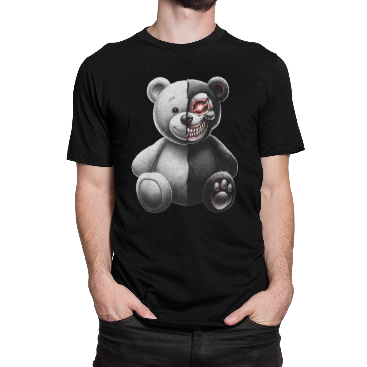 Nome do produto: T-Shirt Prime - Cyborg Teddy Bear