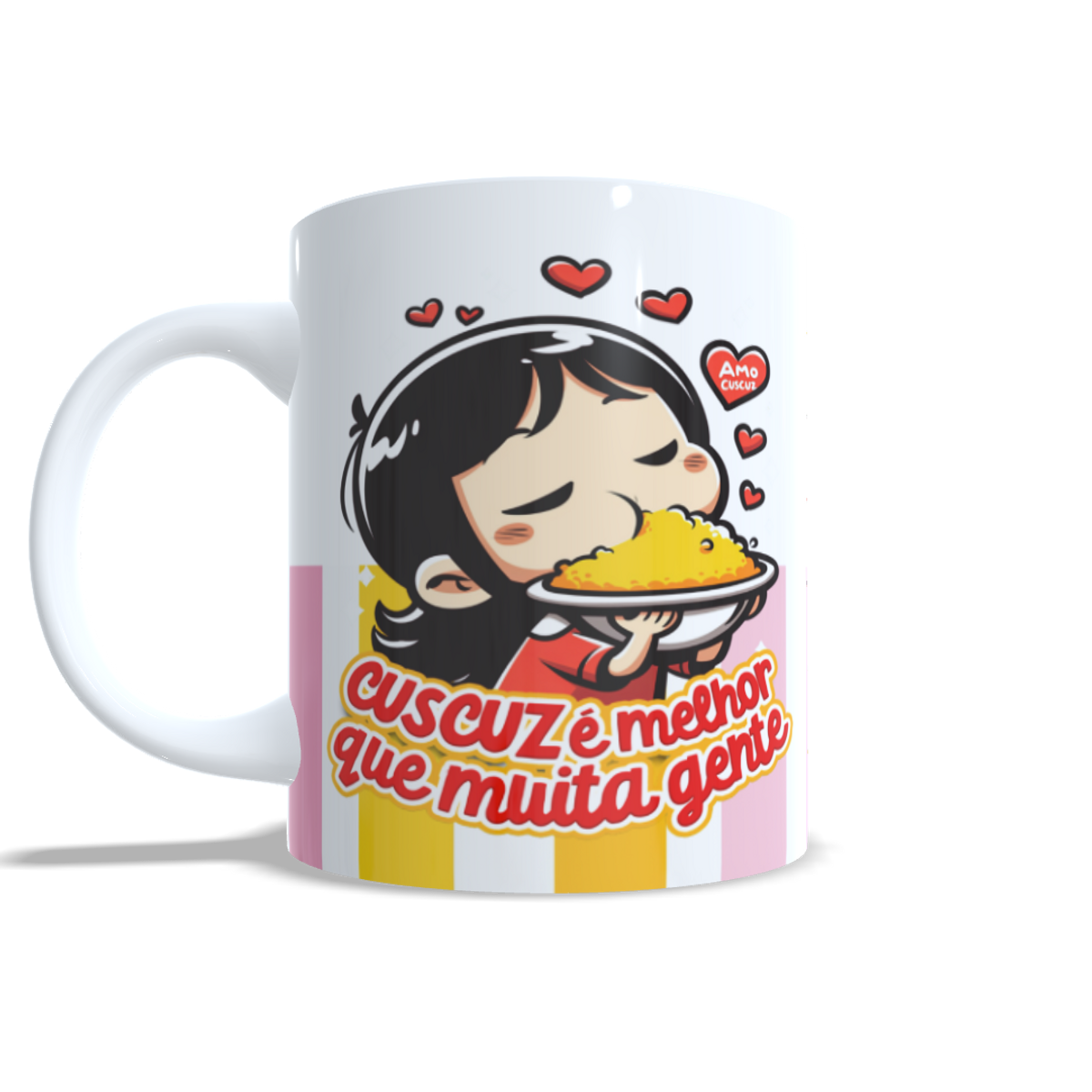 Nome do produto: Caneca - Cuscuz é melhor que muita gente