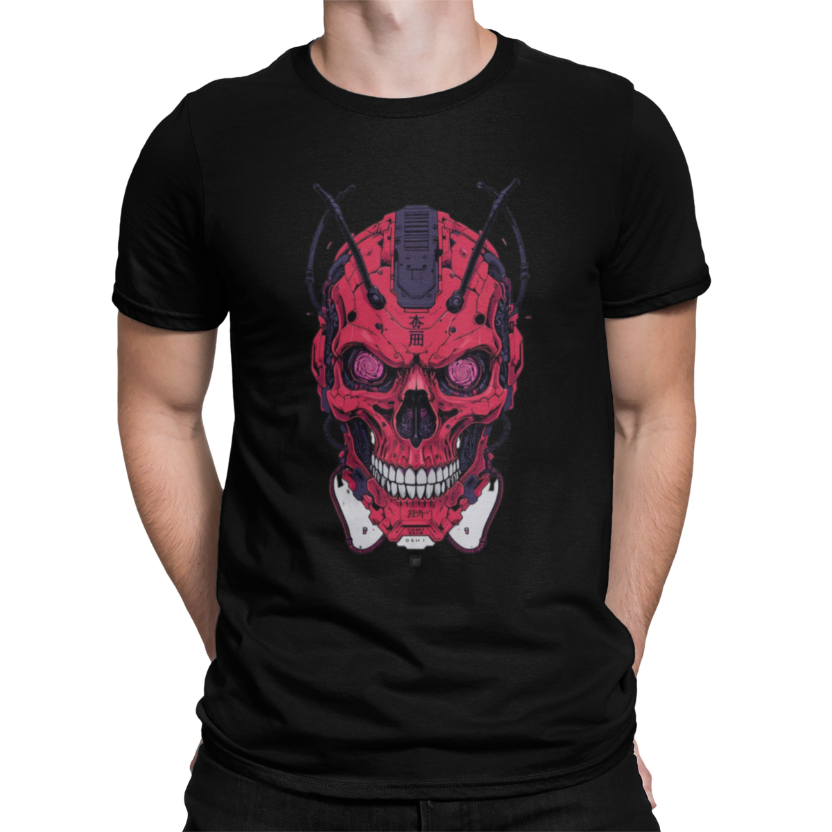 Nome do produto: T-Shirt Prime - Cyborg Skull