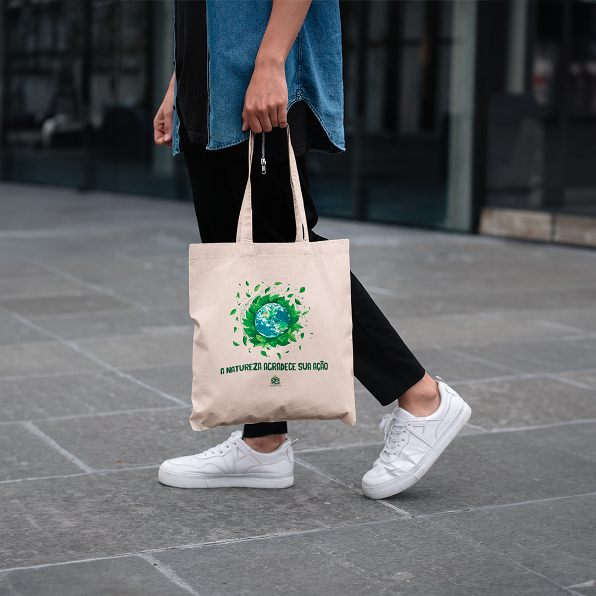 Nome do produto: Ecobag Frases da Natureza