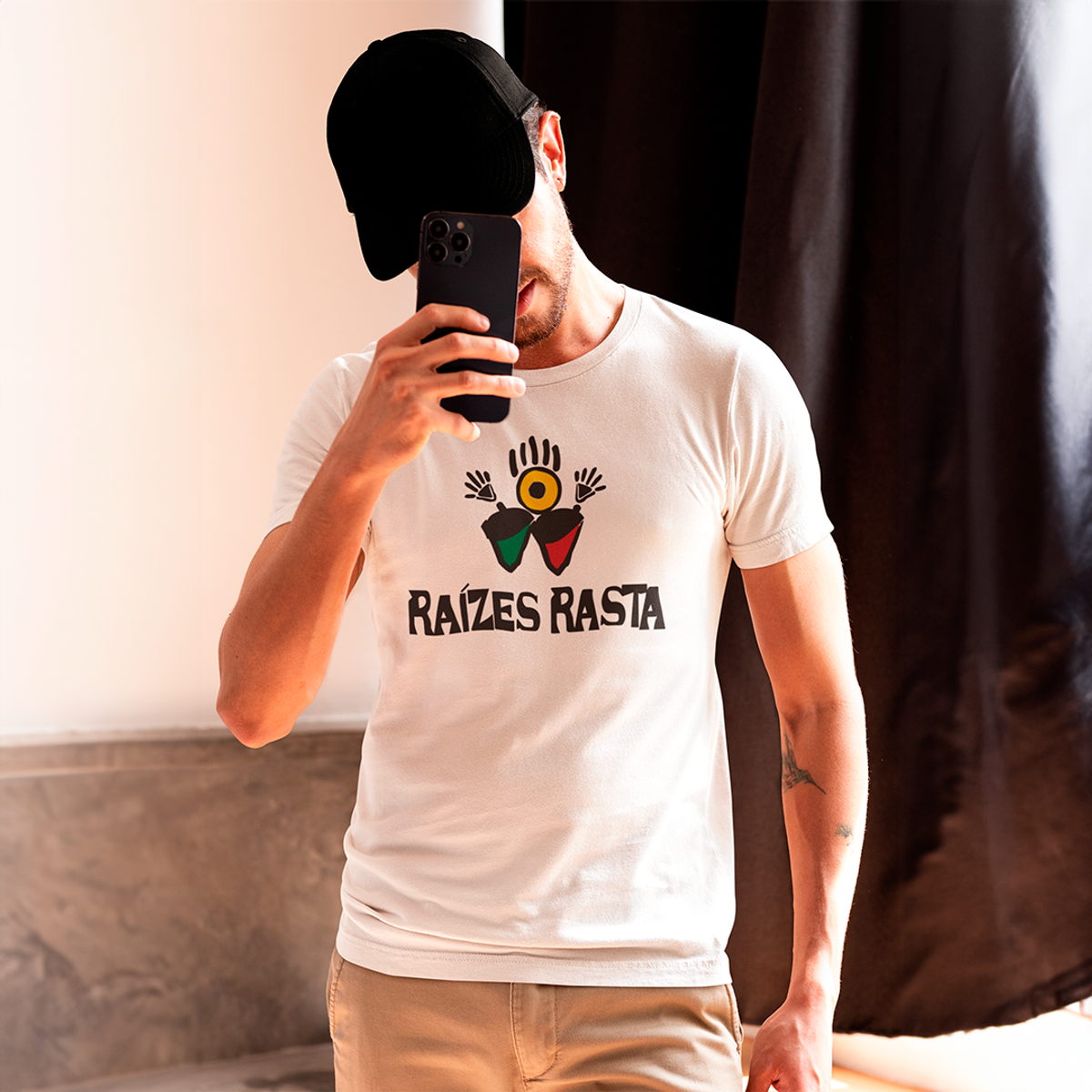 Nome do produto: Camiseta Prime Raízes Rasta