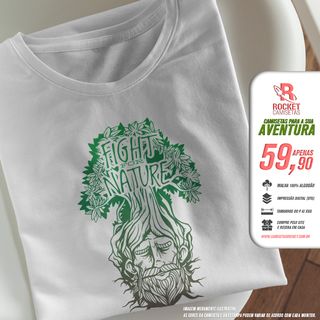 Camiseta Masculina Fight For Nature