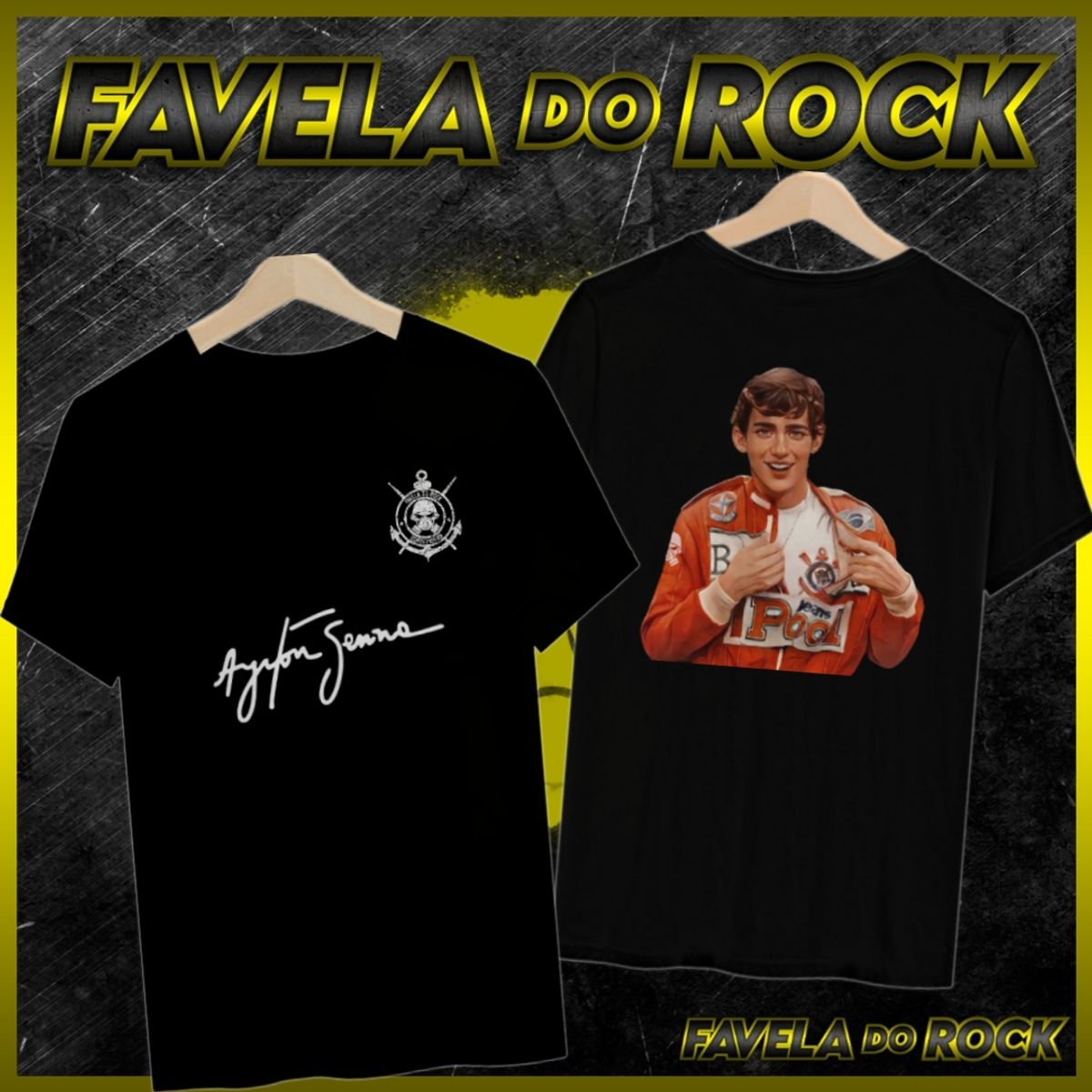 Nome do produto: CAMISA AYRTON DA FIEL 