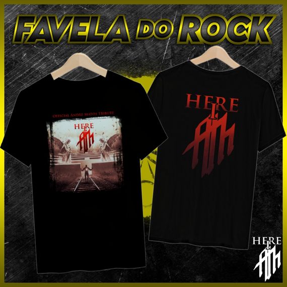 CAMISA HERE I AM TRIBUTO AO MAESTRO DO ROCK