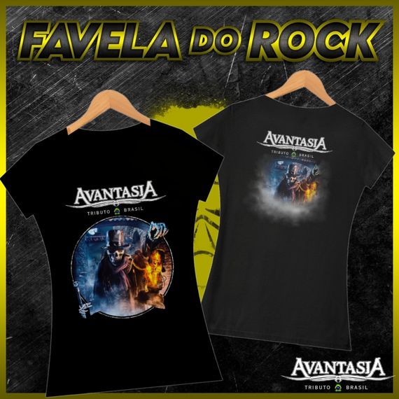 CAMISA FEMININA AVANTASIA TRIBUTO BRASIL