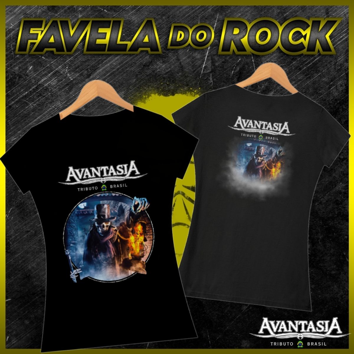 Nome do produto: CAMISA FEMININA AVANTASIA TRIBUTO BRASIL