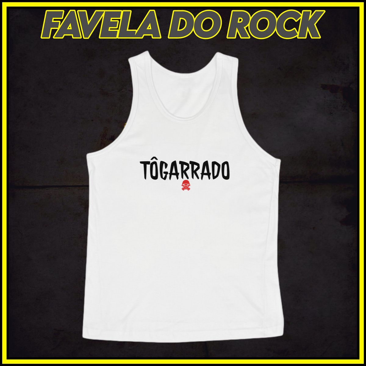 Nome do produto: REGATA FAVELA DO ROCK MINEIRO - TÔGARRADO