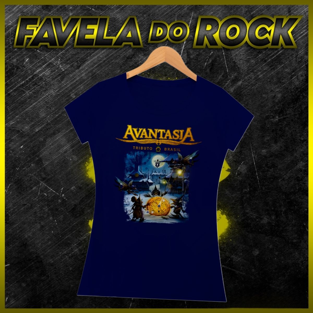 Nome do produto: CAMISA FEMININA AVANTASIA - THE MYSTERY OF TIME