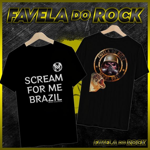 CAMISA BRUCE - SCREAM FOR ME BRAZIL