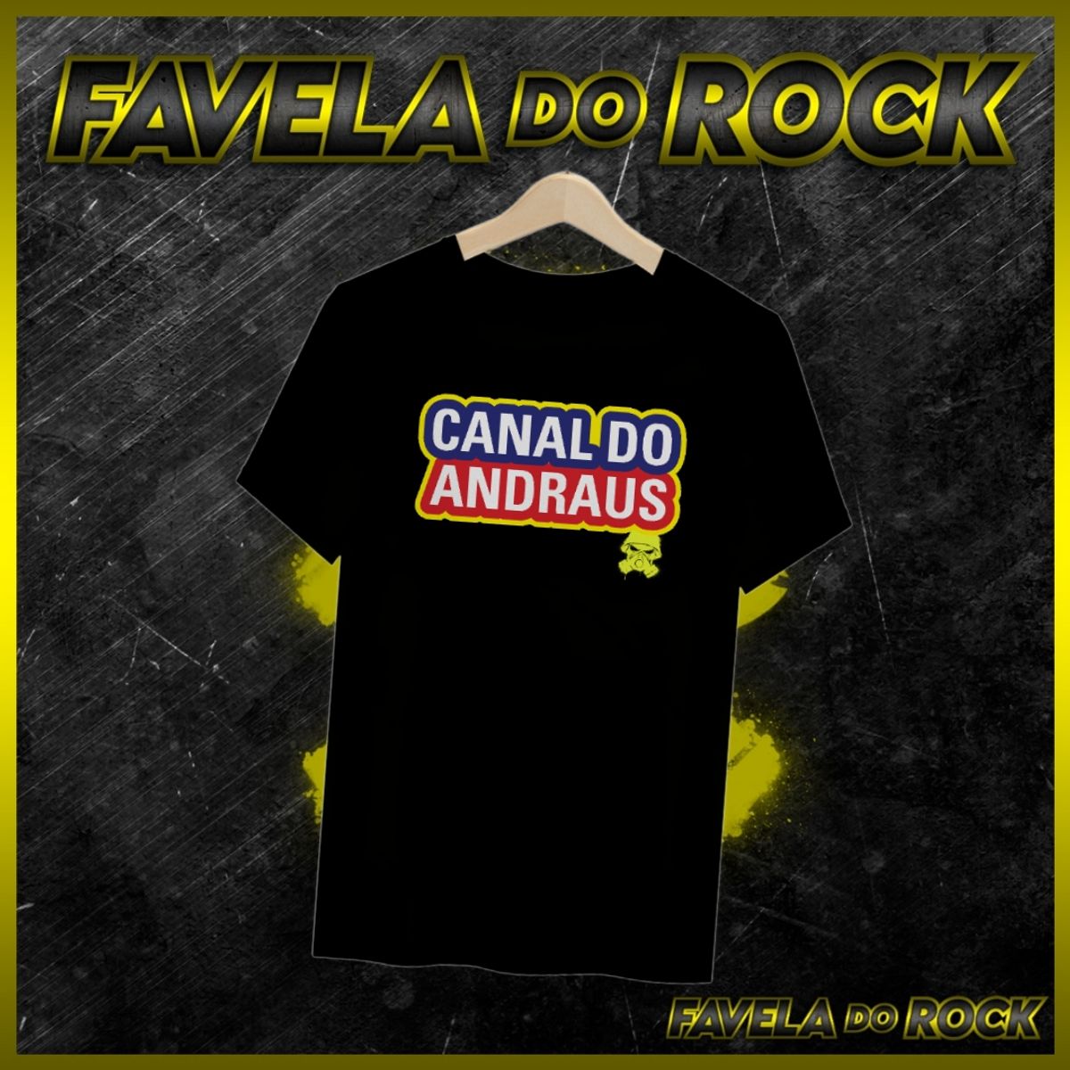 Nome do produto: CAMISA CANAL DO ANDRAUS LANÇAMENTO