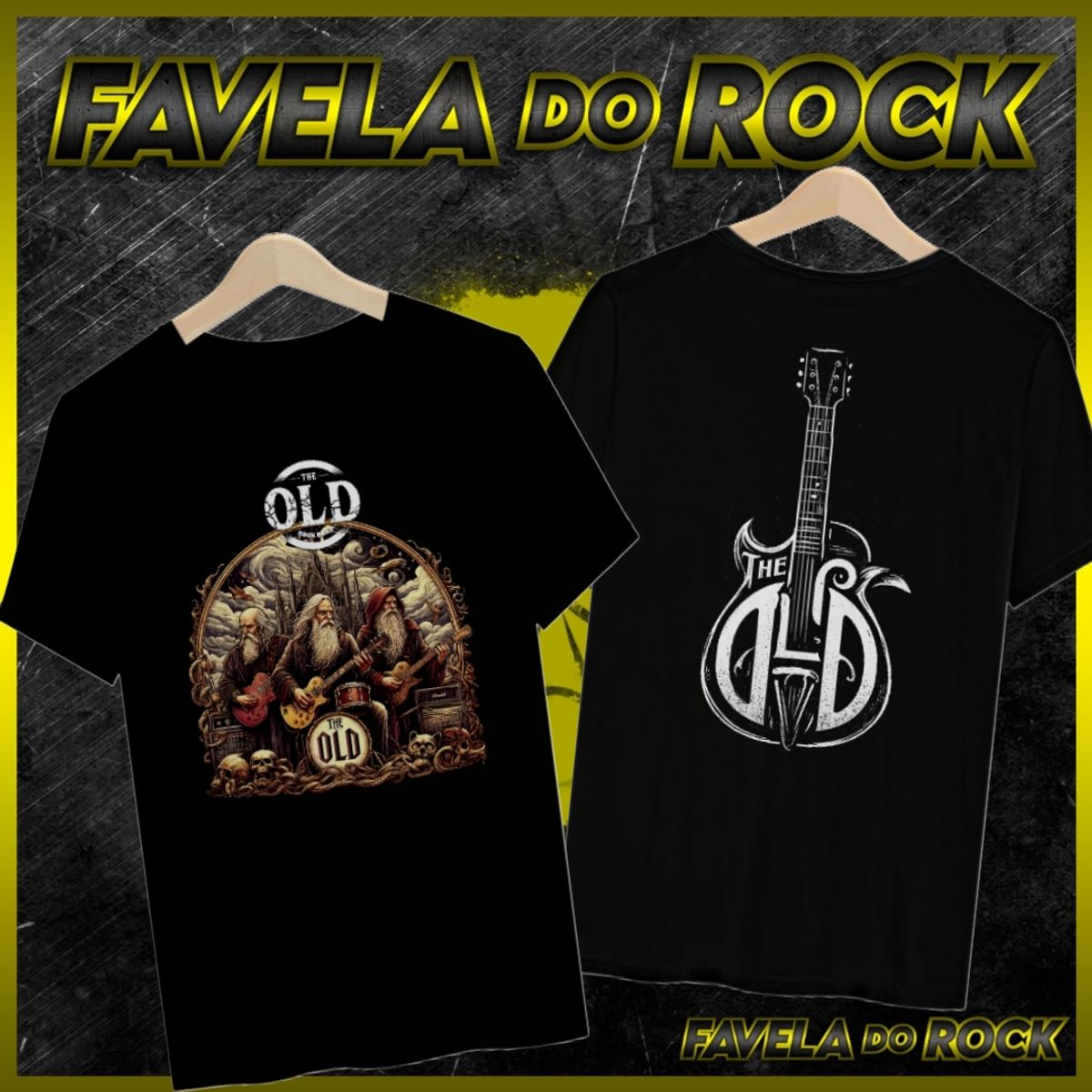 Nome do produto: CAMISA THE OLD ROCK BAND 