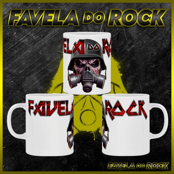 CANECA FAVELA DO ROCK NOVIDADE