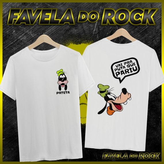 CAMISA FAVELA DO ROCK - VAI PRA P.... QUE PARIU