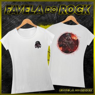 Nome do produtoCAMISA FEMININA FAVELA DO ROCK - 2024