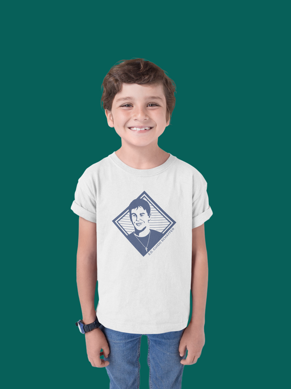 Camiseta infantil (2 a 8 anos) Guido Duc in Altum