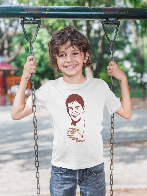 Camiseta infantil (2 a 8 anos) Guido AMOR DE DEUS