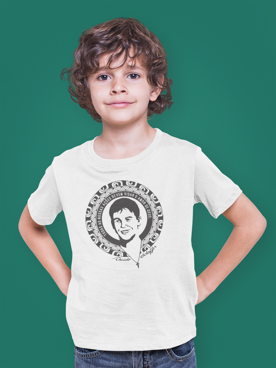 Nome do produto: Camiseta infantil ( 2 a 8 anos) Guido arte maori