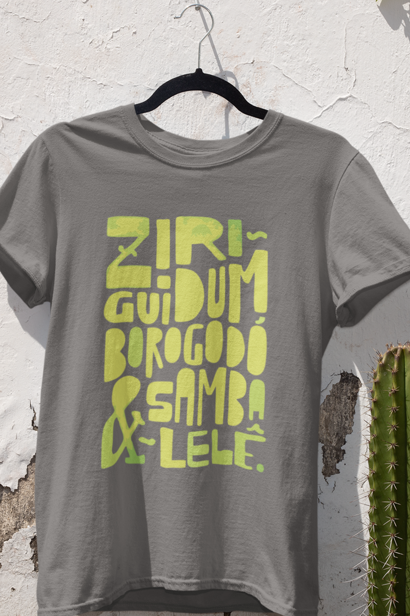 Nome do produto: T-SHIRT ESTONADA - ZIRIGUIDUM E BOROGODÓ