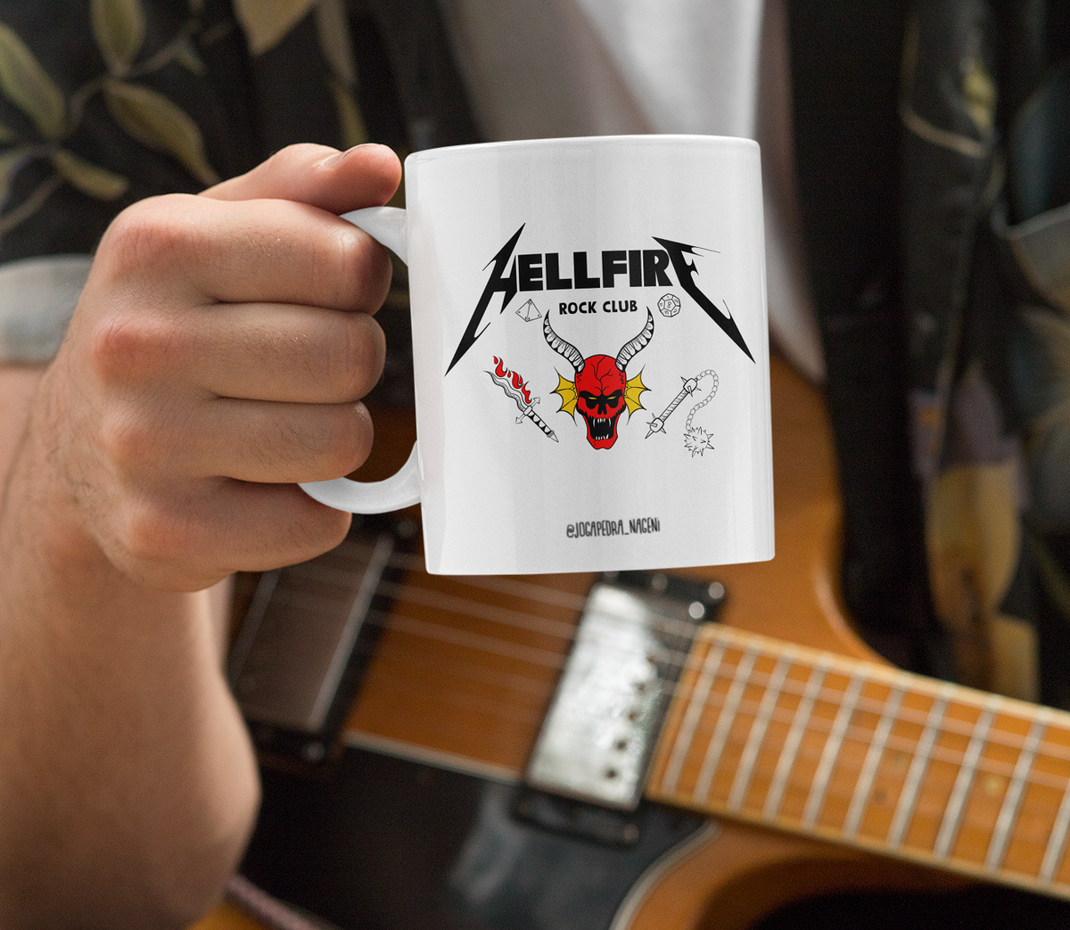 Nome do produto: Stranger things - hellfire rock club