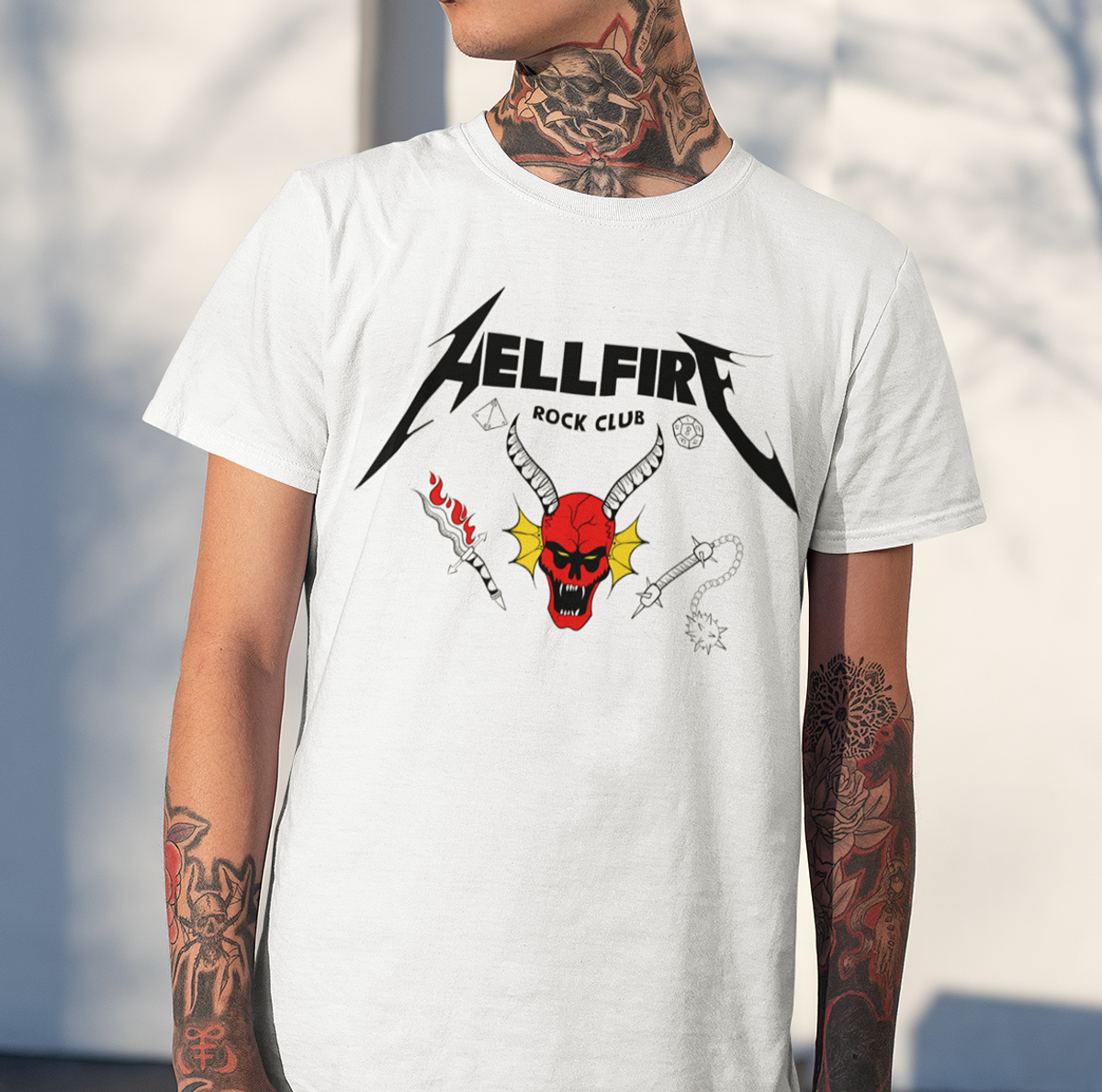 Nome do produto: Stranger Things - hellfire rock club