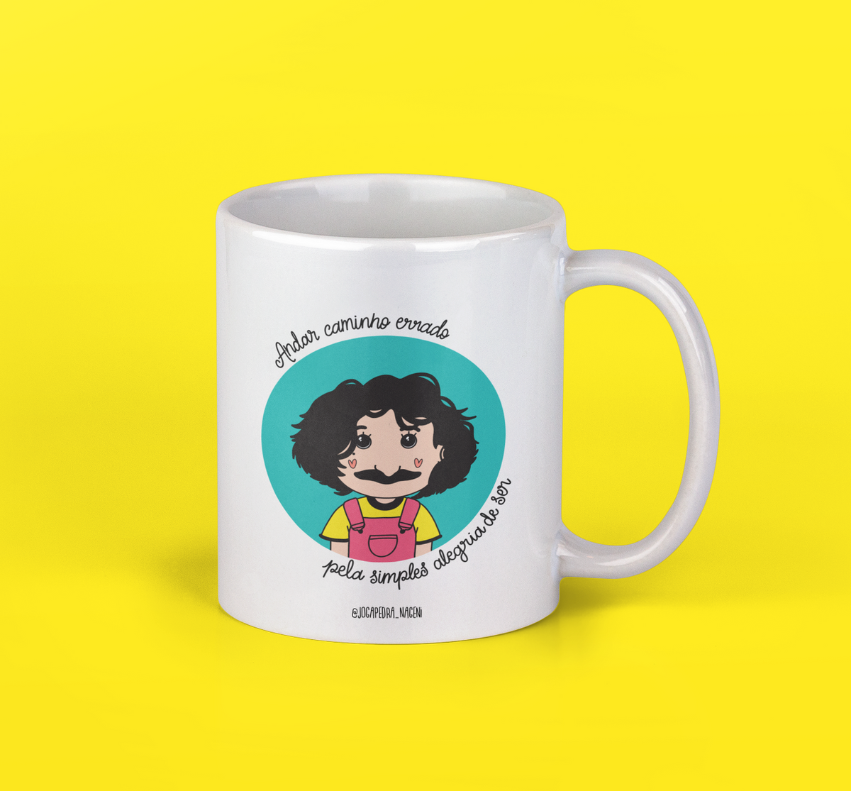 Nome do produto: Caneca Belchior andar caminho errado 