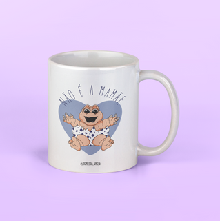 Caneca babyssauro não é a mamãe 